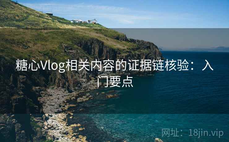糖心Vlog相关内容的证据链核验：入门要点
