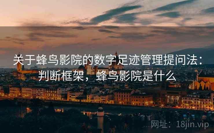 关于蜂鸟影院的数字足迹管理提问法：判断框架，蜂鸟影院是什么