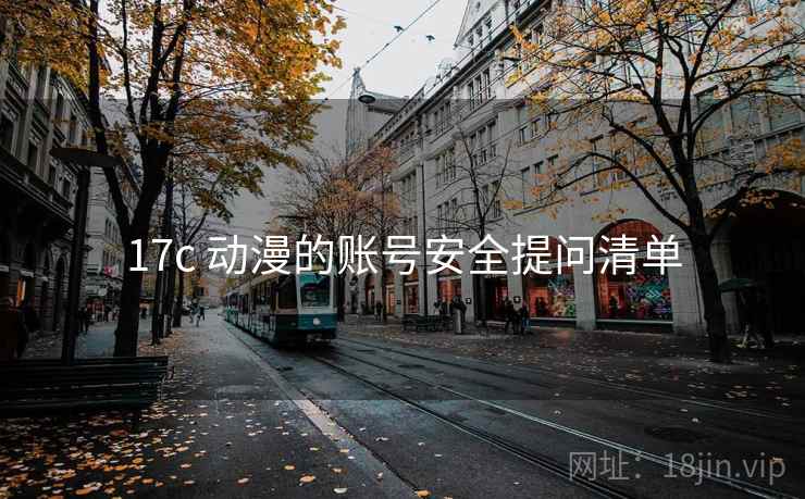 17c 动漫的账号安全提问清单