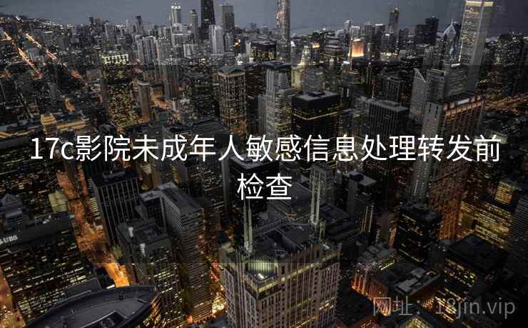 17c影院未成年人敏感信息处理转发前检查