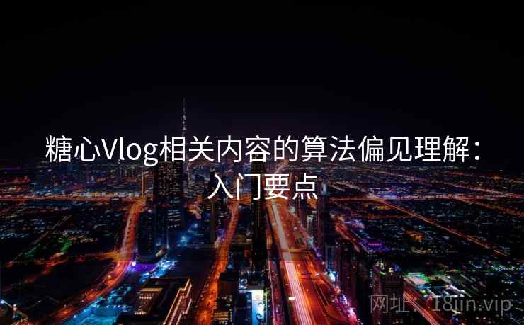 糖心Vlog相关内容的算法偏见理解：入门要点